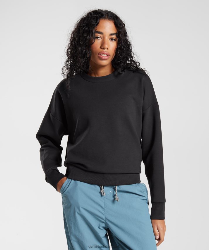 Kvinder Gymshark gentage svedbesætningen N4ZDDN348 sort