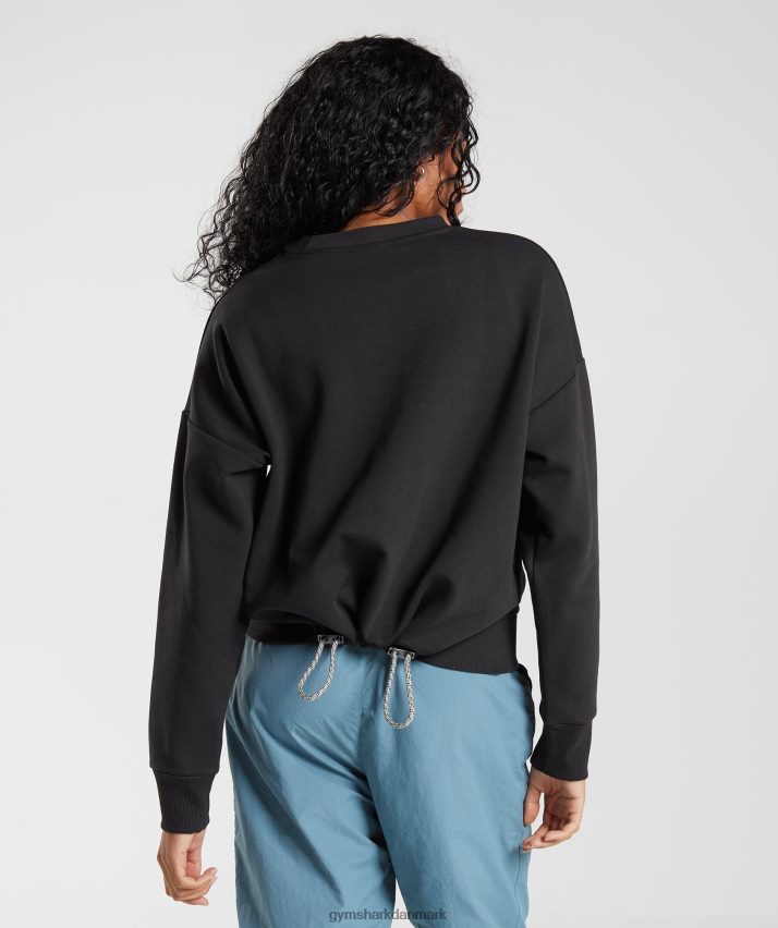 Kvinder Gymshark gentage svedbesætningen N4ZDDN348 sort