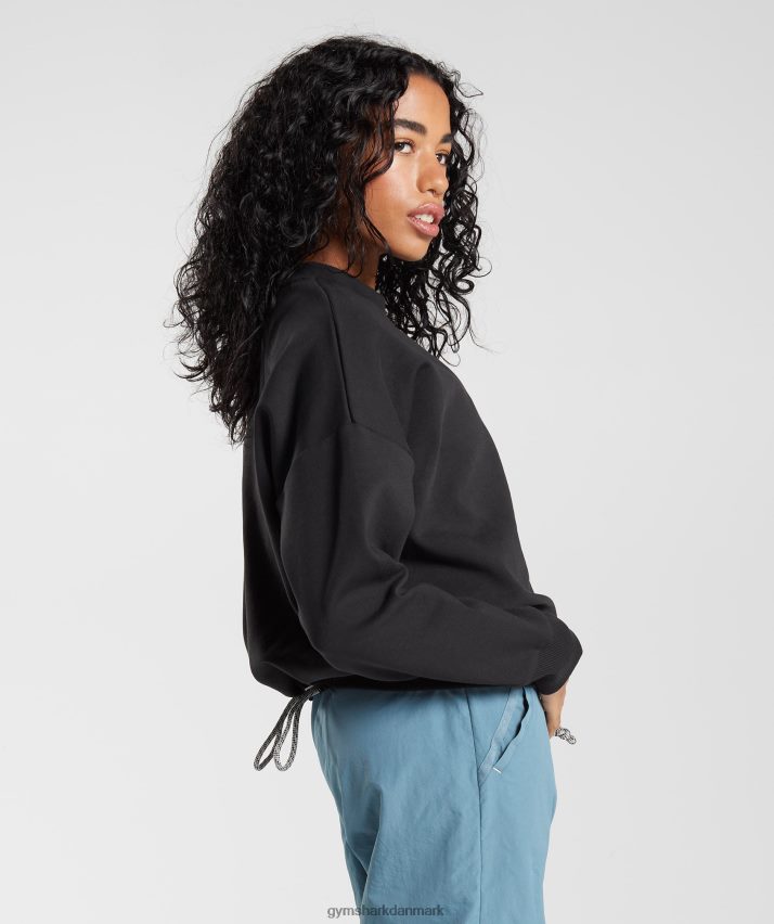 Kvinder Gymshark gentage svedbesætningen N4ZDDN348 sort