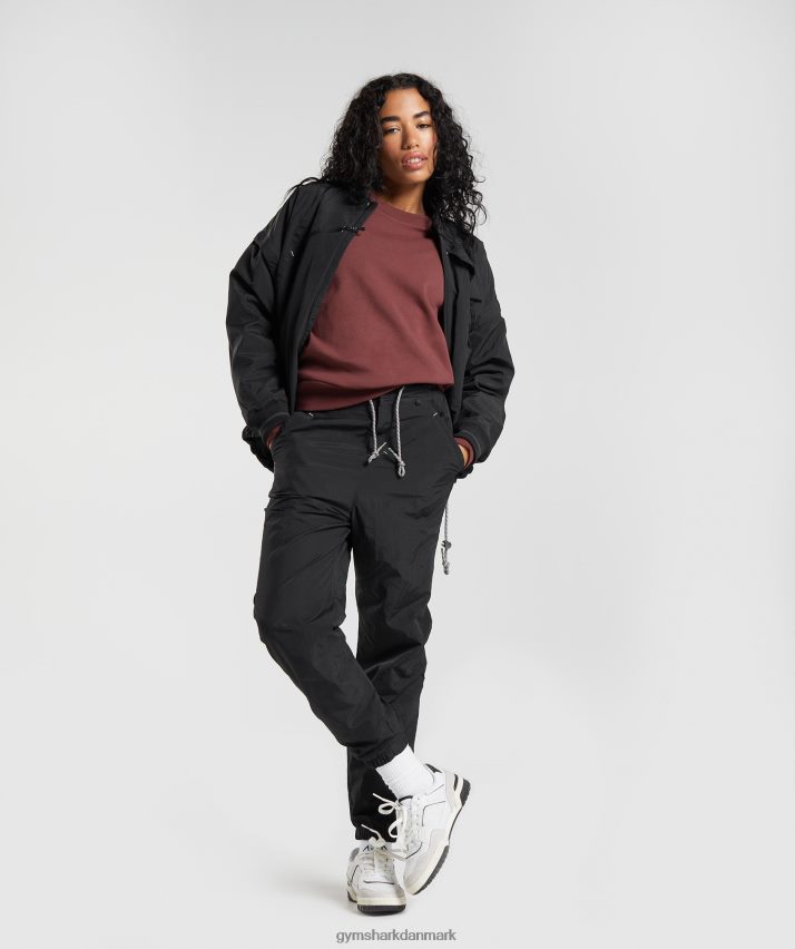 Kvinder Gymshark gentage svedbesætningen N4ZDDN391 kirsebær brun