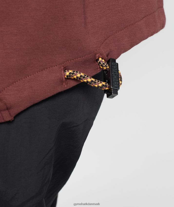 Kvinder Gymshark gentage svedbesætningen N4ZDDN391 kirsebær brun