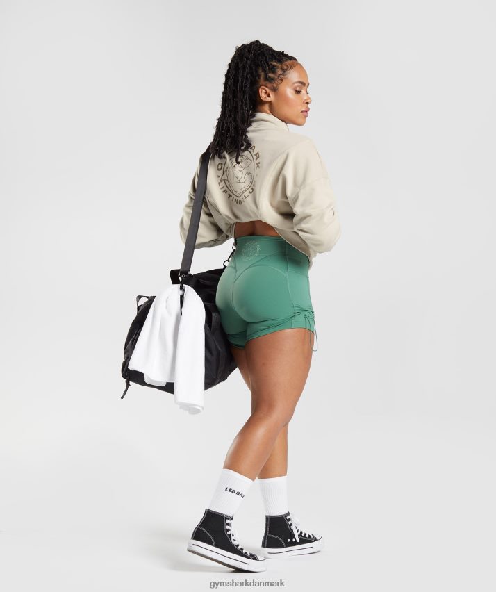 Kvinder Gymshark ældre vasket sweatshirt N4ZDDN399 småsten grå