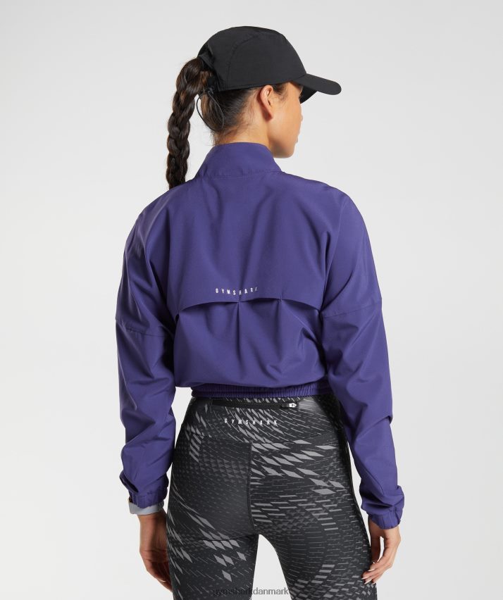 Kvinder Gymshark sport vindjakke N4ZDDN350 neptun lilla