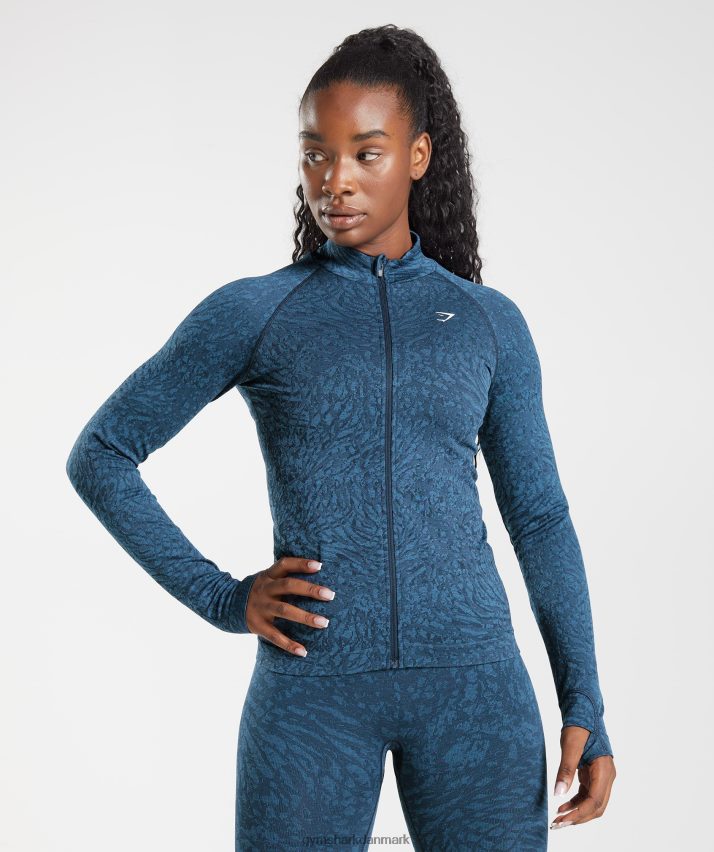 Kvinder Gymshark tilpasse dyre lynlås N4ZDDN356 vild | flåde