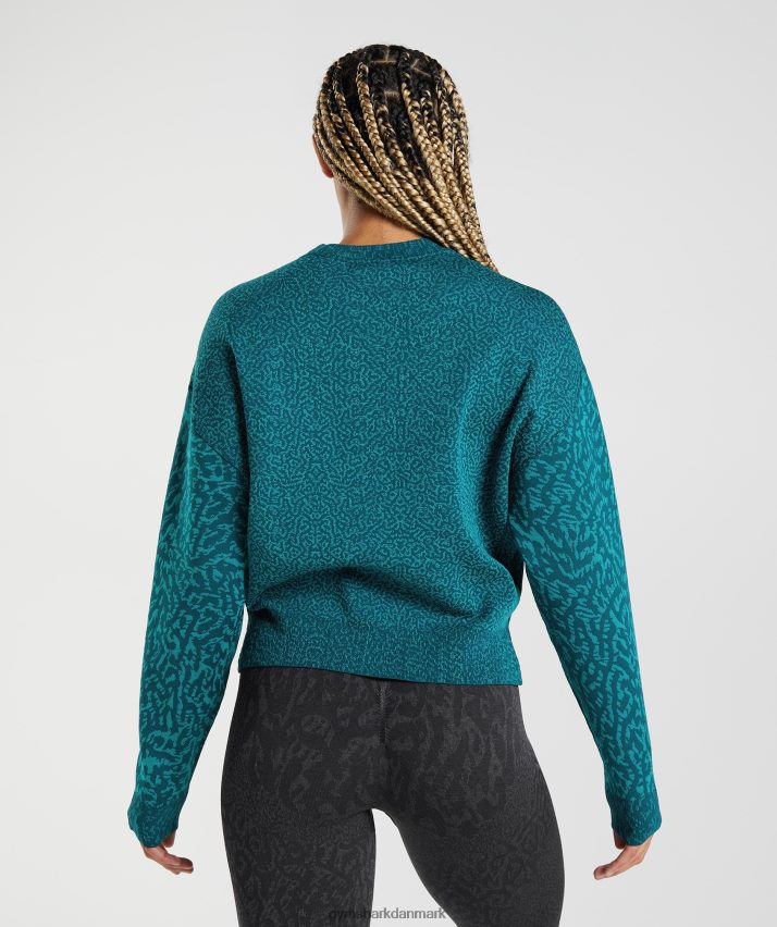 Kvinder Gymshark tilpasse dyresweatshirt N4ZDDN374 rev | vinter krikand