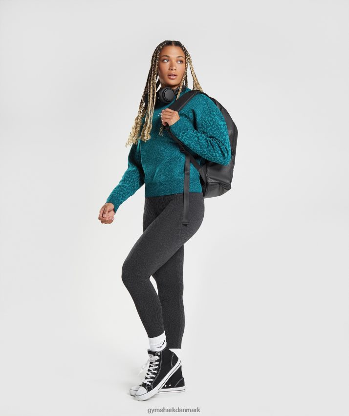 Kvinder Gymshark tilpasse dyresweatshirt N4ZDDN374 rev | vinter krikand