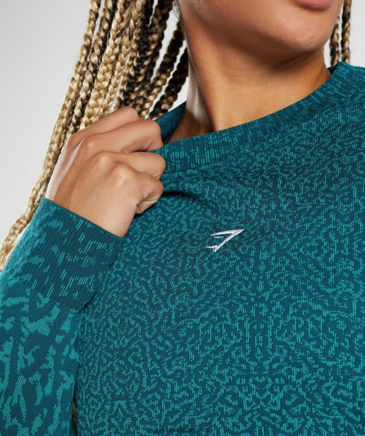 Kvinder Gymshark tilpasse dyresweatshirt N4ZDDN374 rev | vinter krikand