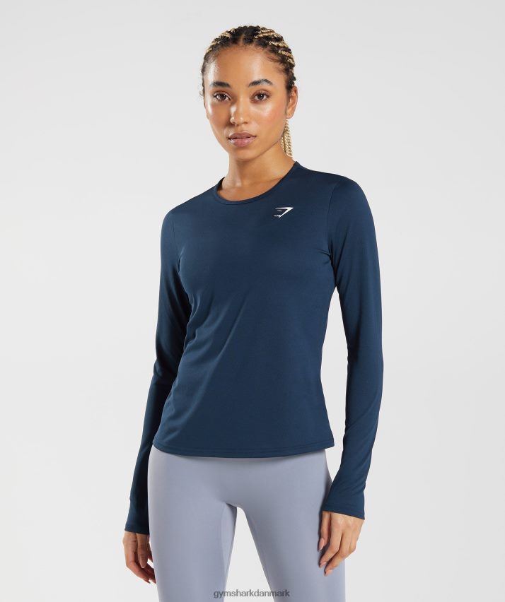 Kvinder Gymshark trænings langærmet top N4ZDDN416 flåde