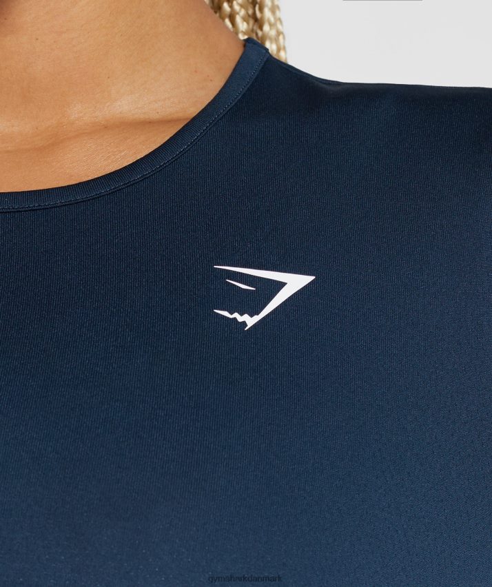 Kvinder Gymshark trænings langærmet top N4ZDDN416 flåde