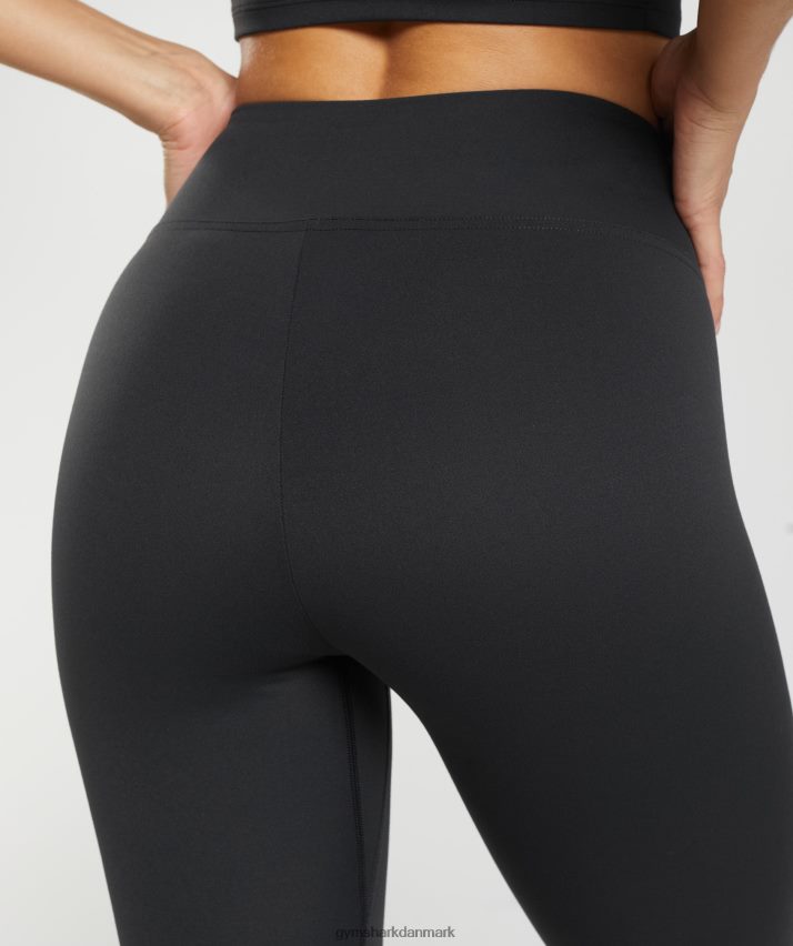 Kvinder Gymshark crossover leggings N4ZDDN242 sort