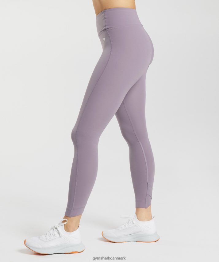 Kvinder Gymshark crossover leggings N4ZDDN273 skifer lavendel