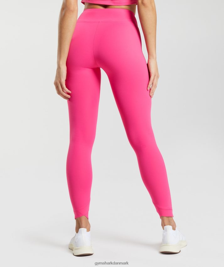 Kvinder Gymshark crossover leggings N4ZDDN274 lys fuchsia