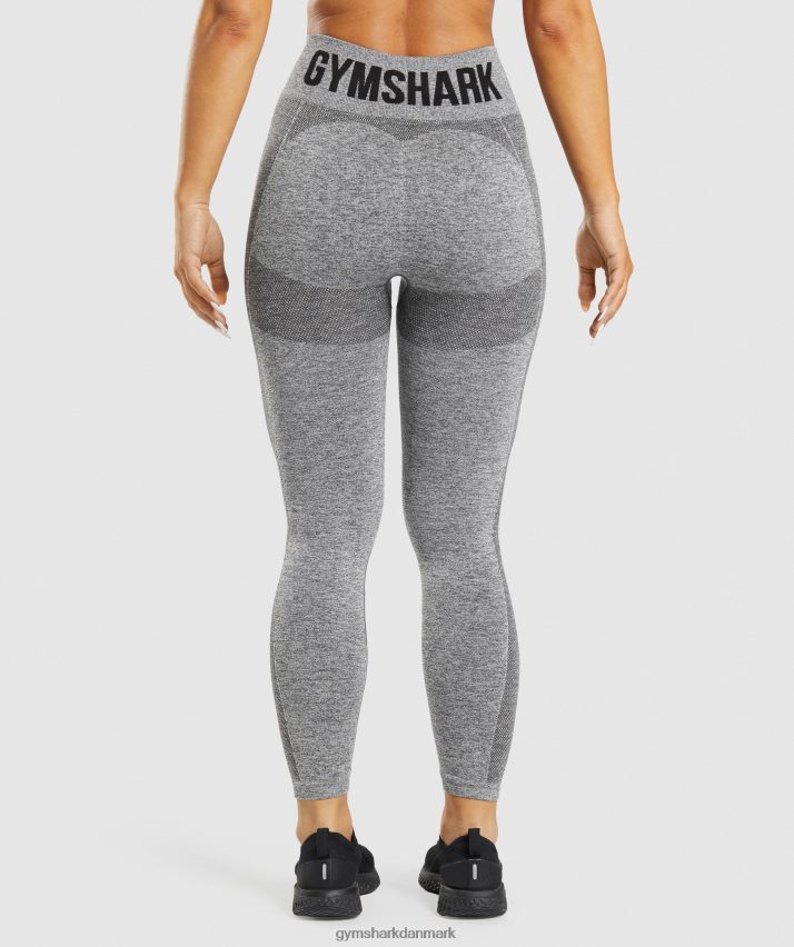 Kvinder Gymshark flex højtaljede leggings N4ZDDN320 trækul mergel