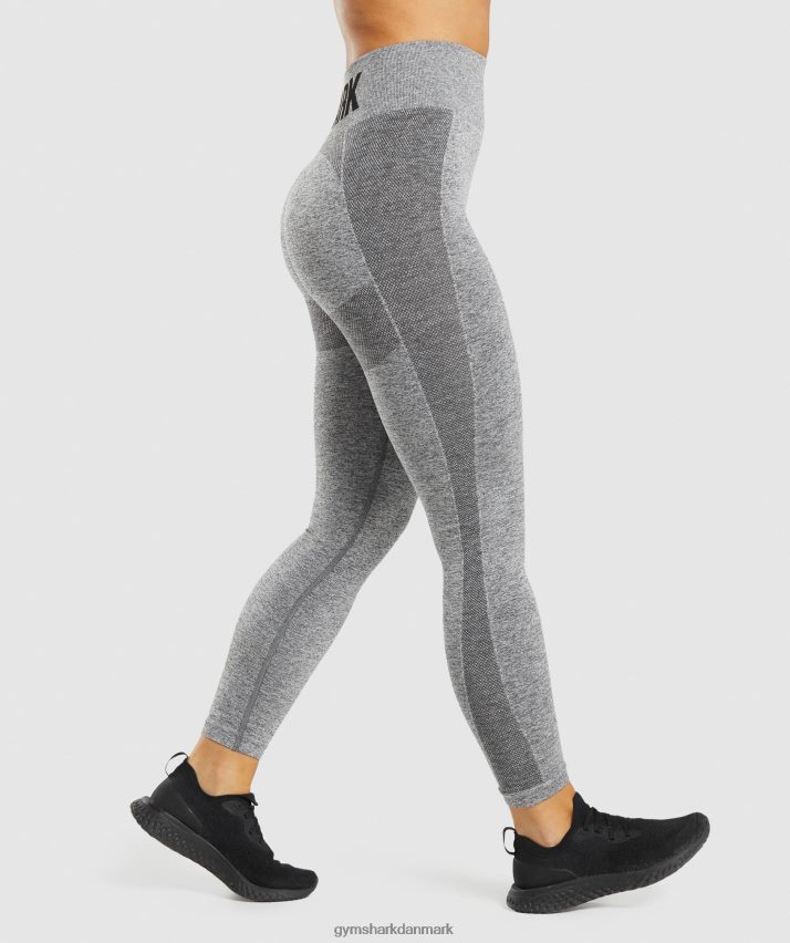 Kvinder Gymshark flex højtaljede leggings N4ZDDN320 trækul mergel