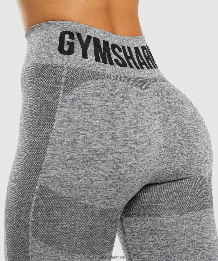 Kvinder Gymshark flex højtaljede leggings N4ZDDN320 trækul mergel