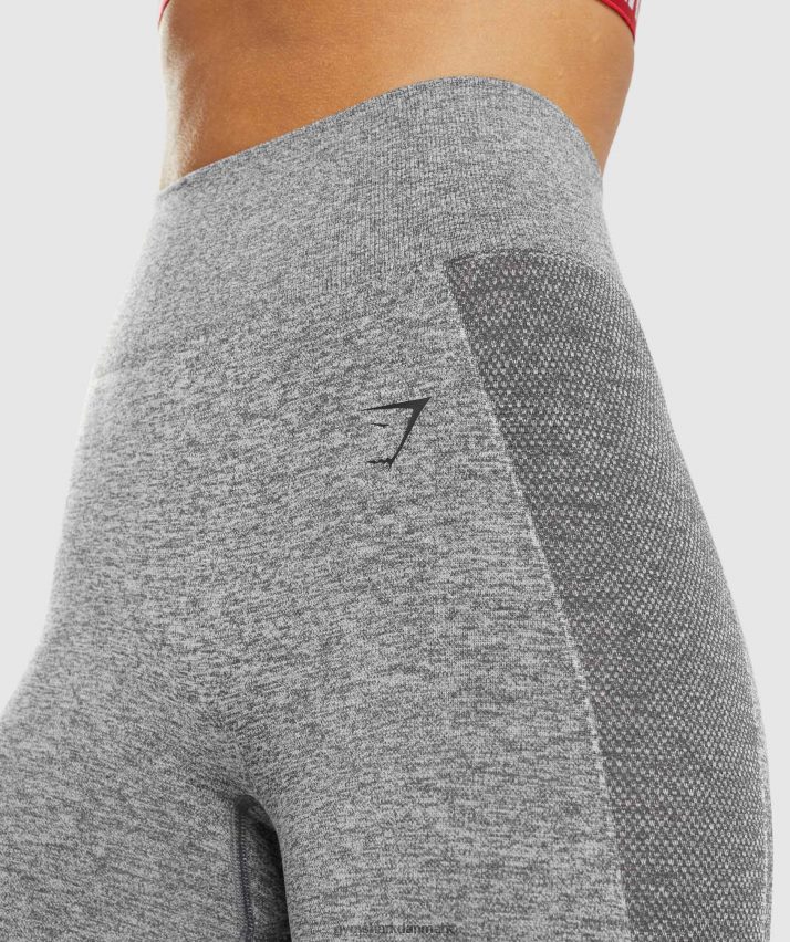 Kvinder Gymshark flex højtaljede leggings N4ZDDN320 trækul mergel