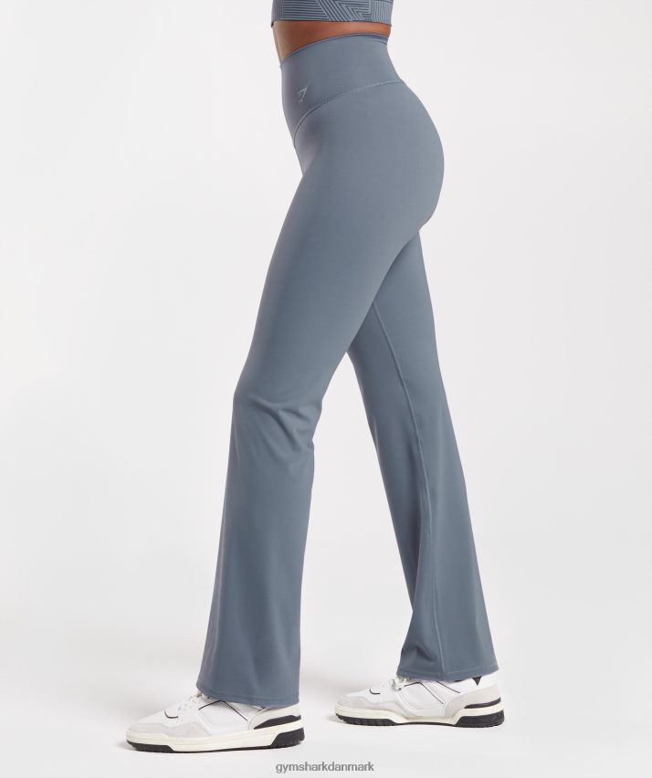 Kvinder Gymshark forhøje udsvingede leggings N4ZDDN261 aften blå