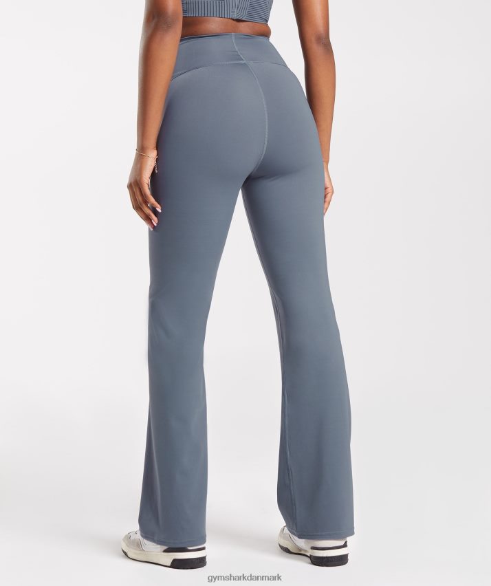 Kvinder Gymshark forhøje udsvingede leggings N4ZDDN261 aften blå