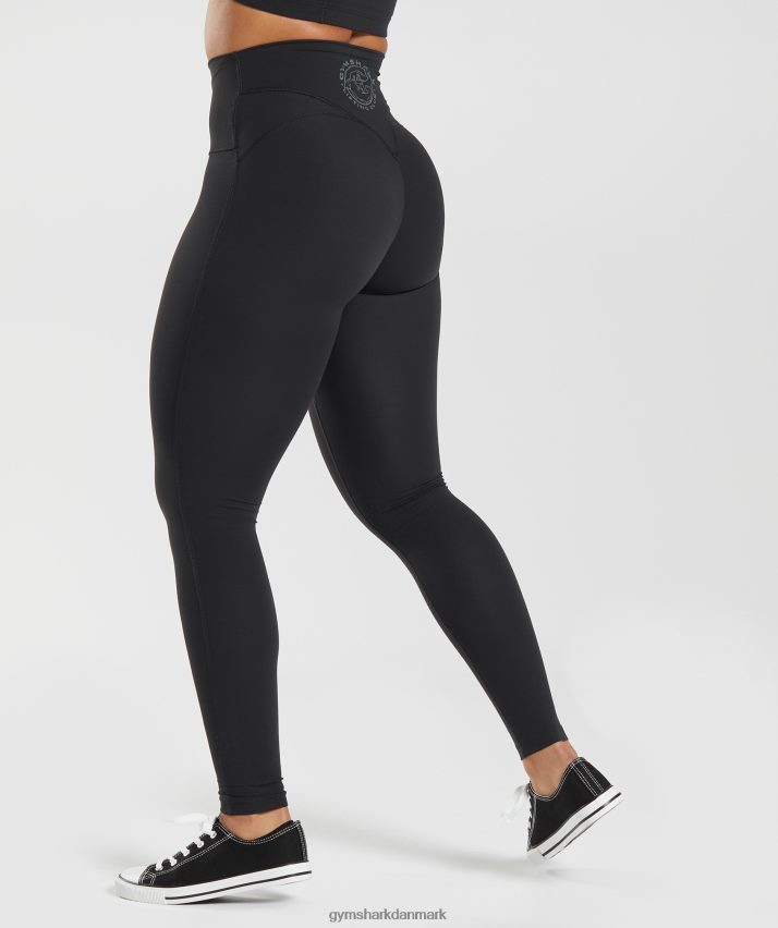 Kvinder Gymshark gamle leggings N4ZDDN262 sort
