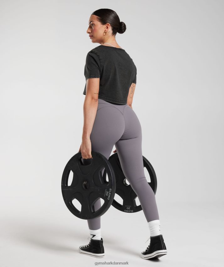 Kvinder Gymshark gamle leggings N4ZDDN267 titanium grå