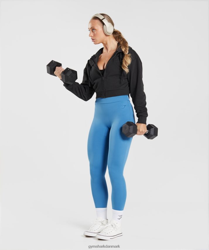 Kvinder Gymshark gs power originale leggings N4ZDDN246 kystblå