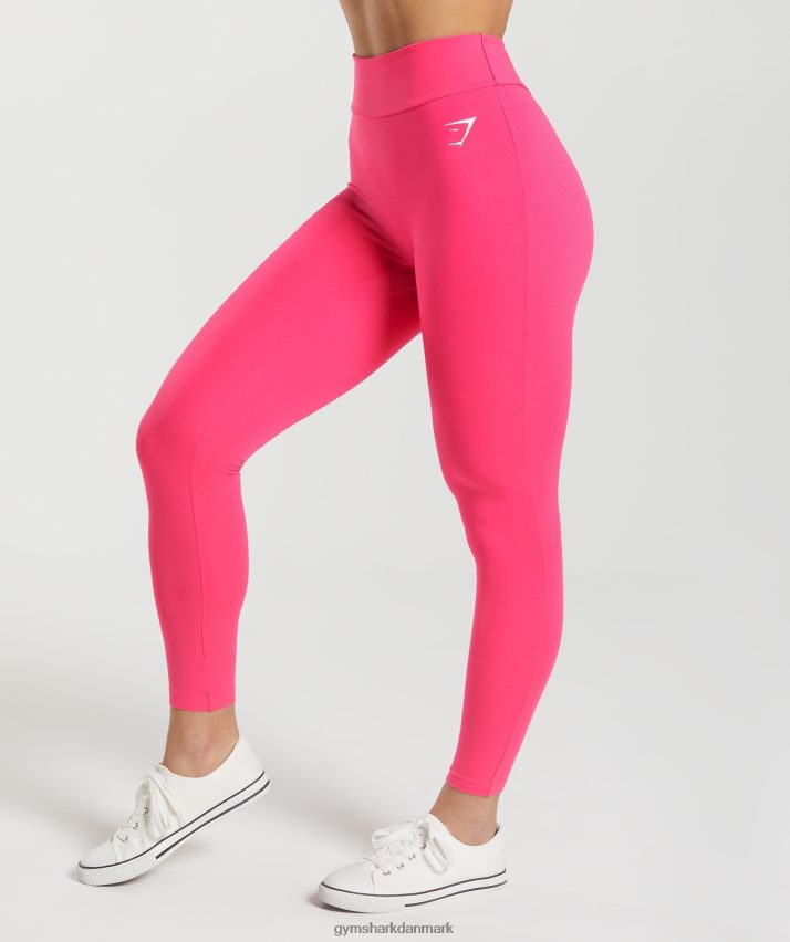 Kvinder Gymshark gs power originale leggings N4ZDDN256 lys fuchsia