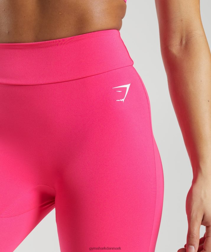 Kvinder Gymshark gs power originale leggings N4ZDDN256 lys fuchsia