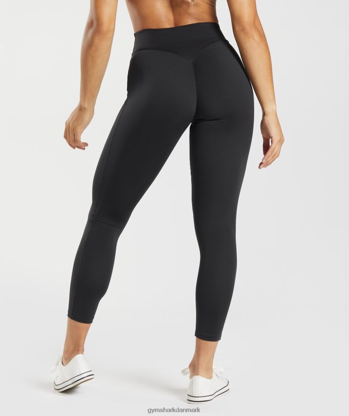 Kvinder Gymshark gs power originale leggings N4ZDDN269 sort