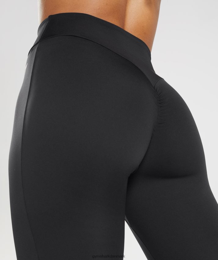 Kvinder Gymshark gs power originale leggings N4ZDDN269 sort