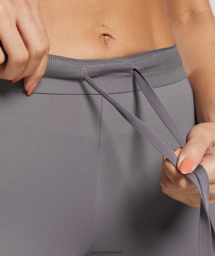 Kvinder Gymshark løbeleggings N4ZDDN332 titanium grå