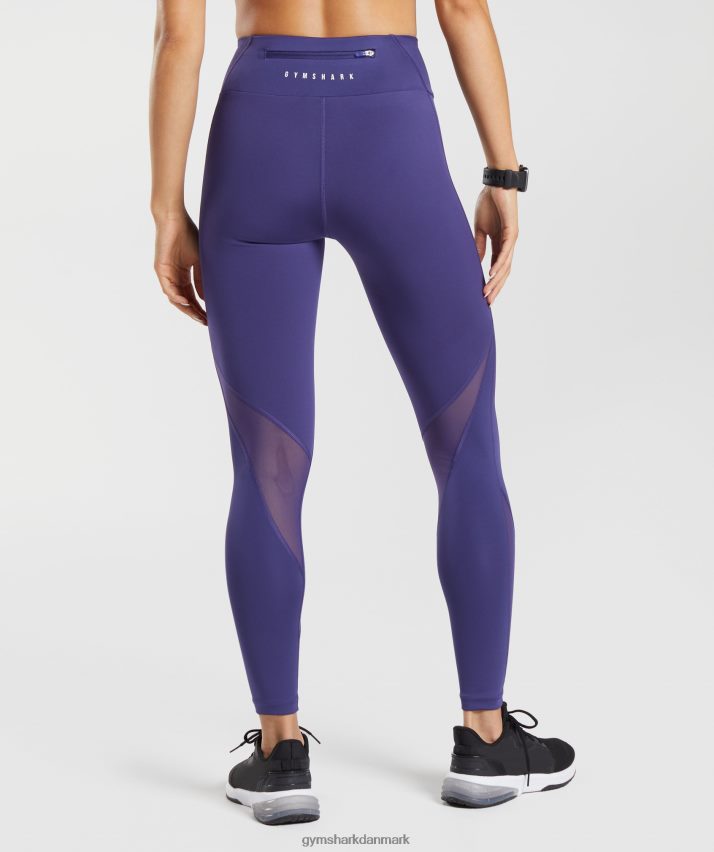 Kvinder Gymshark sports løbeleggings N4ZDDN326 neptun lilla
