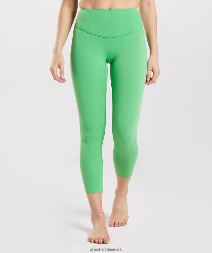 Kvinder Gymshark studie 7/8 leggings N4ZDDN302 æblegrøn