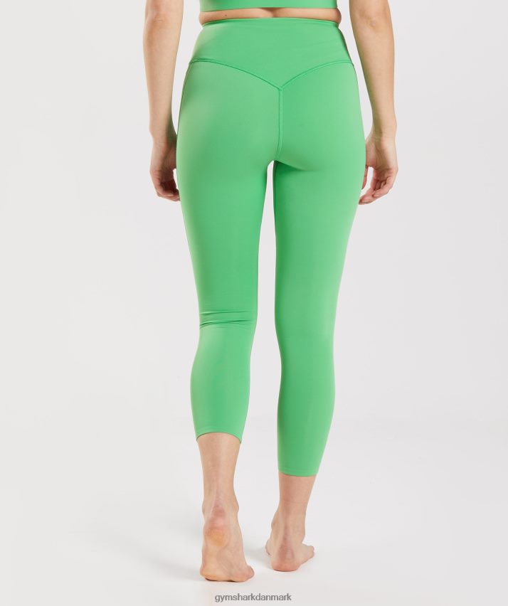 Kvinder Gymshark studie 7/8 leggings N4ZDDN302 æblegrøn