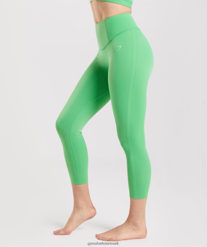Kvinder Gymshark studie 7/8 leggings N4ZDDN302 æblegrøn