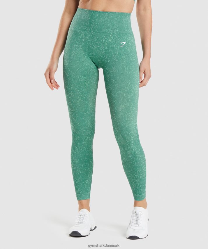 Kvinder Gymshark tilpasse fleck sømløse leggings N4ZDDN322 mineral | alpegrønt