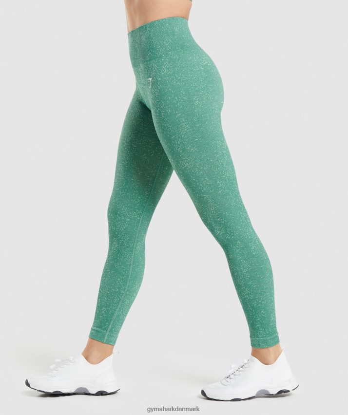 Kvinder Gymshark tilpasse fleck sømløse leggings N4ZDDN322 mineral | alpegrønt