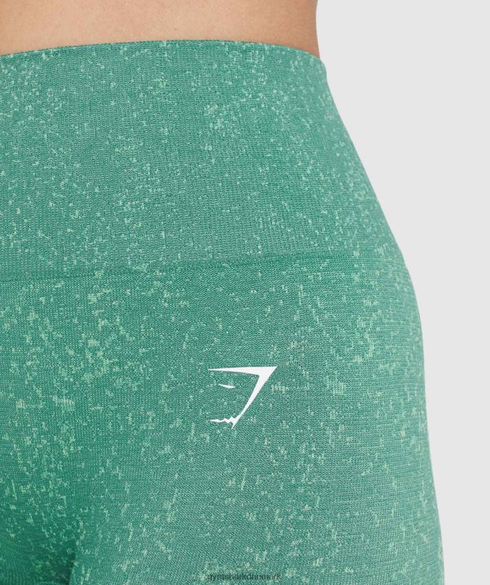 Kvinder Gymshark tilpasse fleck sømløse leggings N4ZDDN322 mineral | alpegrønt