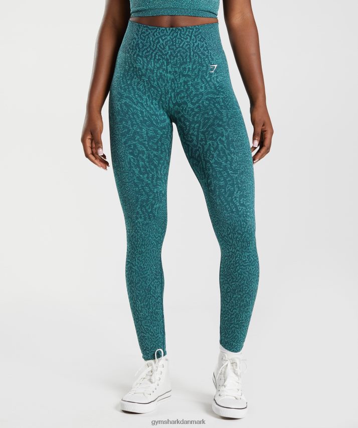 Kvinder Gymshark tilpasse sømløse leggings til dyr N4ZDDN292 rev | vinter krikand