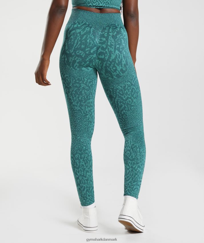 Kvinder Gymshark tilpasse sømløse leggings til dyr N4ZDDN292 rev | vinter krikand