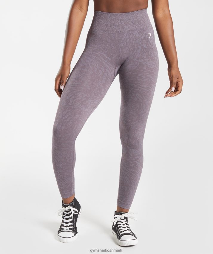 Kvinder Gymshark tilpasse sømløse leggings til dyr N4ZDDN315 vild | moskus lilla