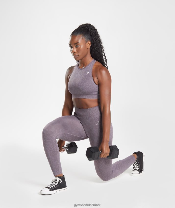 Kvinder Gymshark tilpasse sømløse leggings til dyr N4ZDDN315 vild | moskus lilla
