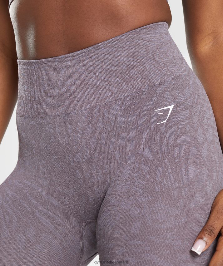 Kvinder Gymshark tilpasse sømløse leggings til dyr N4ZDDN315 vild | moskus lilla