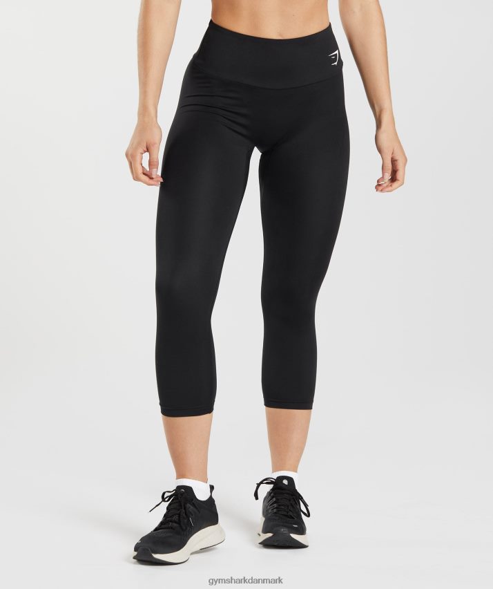 Kvinder Gymshark træning 7/8 leggings N4ZDDN278 sort