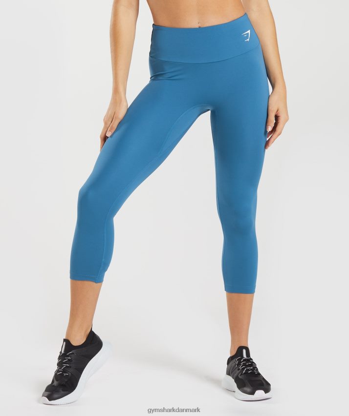 Kvinder Gymshark træning 7/8 leggings N4ZDDN303 søen blå