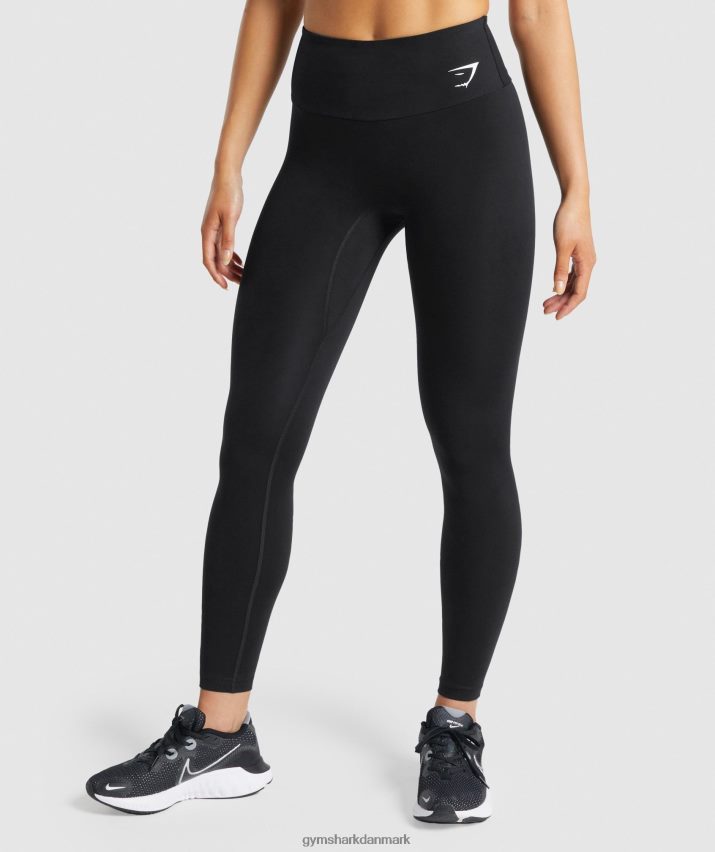Kvinder Gymshark trænings leggings N4ZDDN249 sort