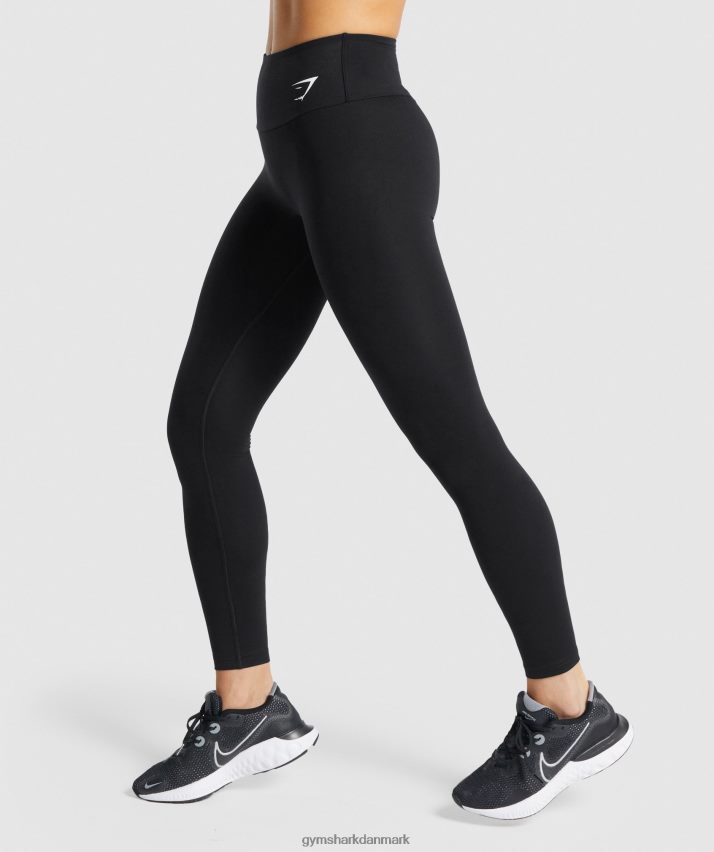Kvinder Gymshark trænings leggings N4ZDDN249 sort