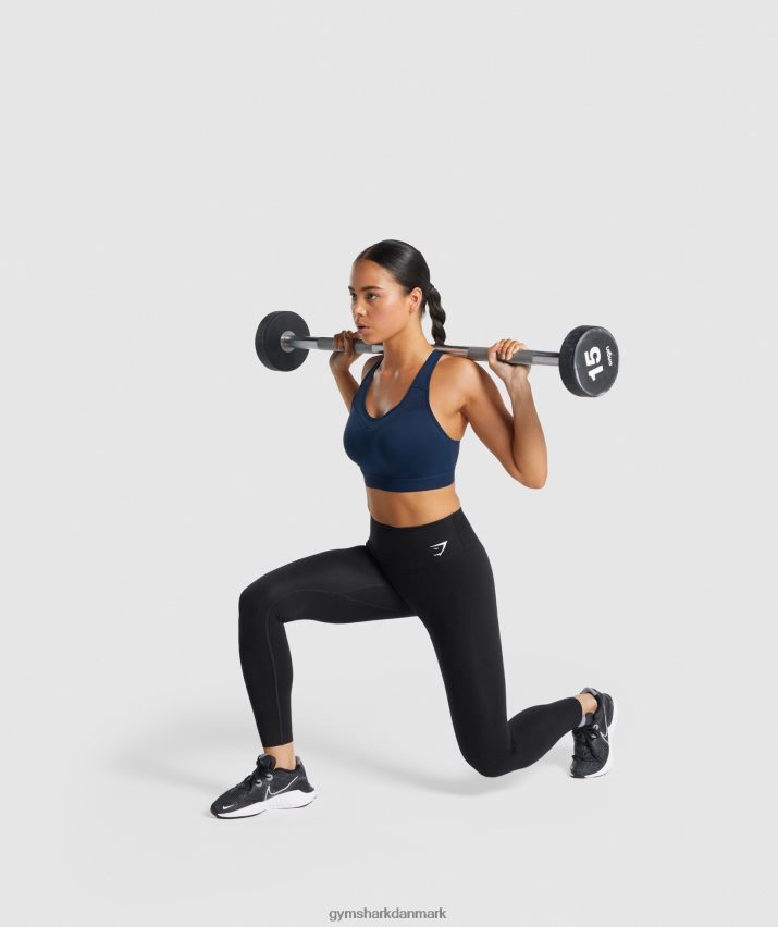 Kvinder Gymshark trænings leggings N4ZDDN249 sort