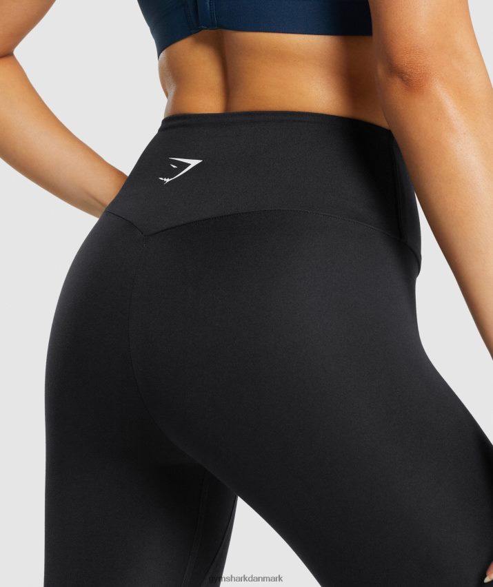 Kvinder Gymshark trænings leggings N4ZDDN249 sort