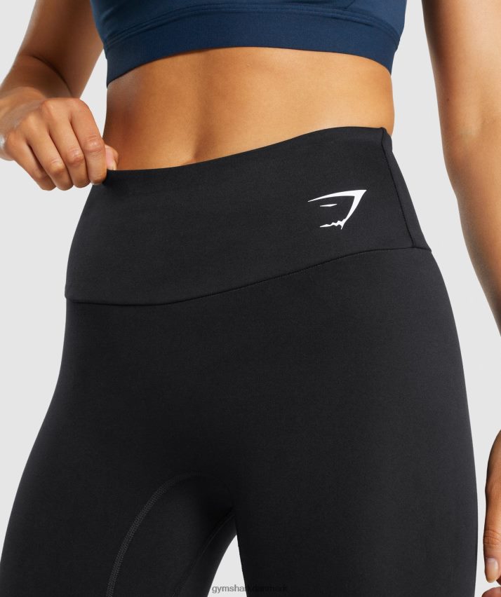 Kvinder Gymshark trænings leggings N4ZDDN249 sort
