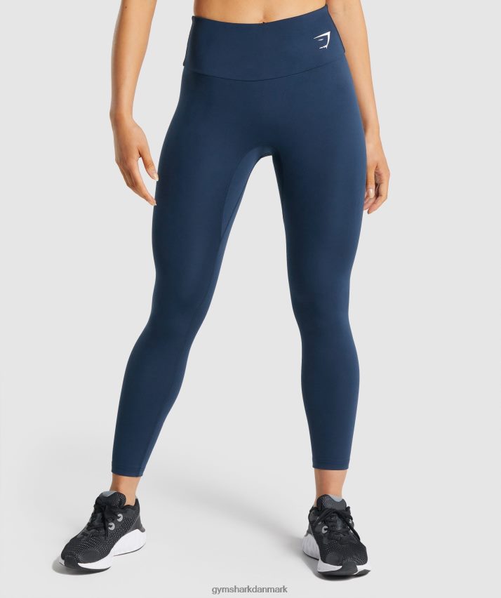 Kvinder Gymshark trænings leggings N4ZDDN308 flåde